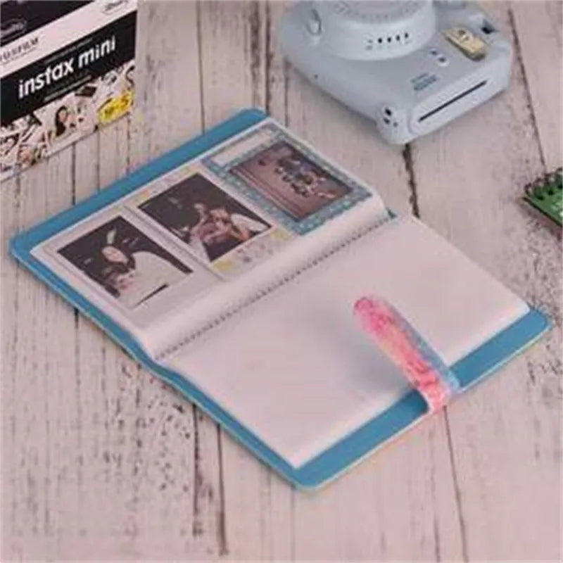 Book-shaped photo album 96 photos three-inch thickness PU cover simple design picture colour