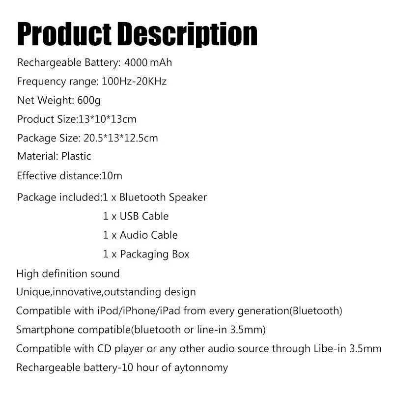 Skull-shaped wireless Bluetooth speaker showing front design with speaker grille