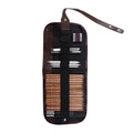 Complete drawing and illustration set with case containing pencils, charcoal, and eraser tools