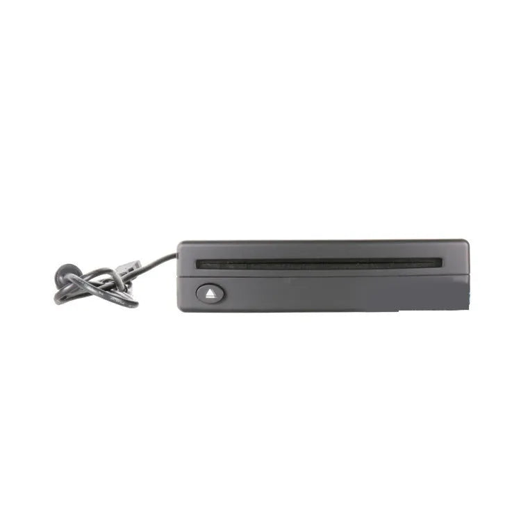 Black Android car display with suction mount on dashboard showing 0.4mm thin profile