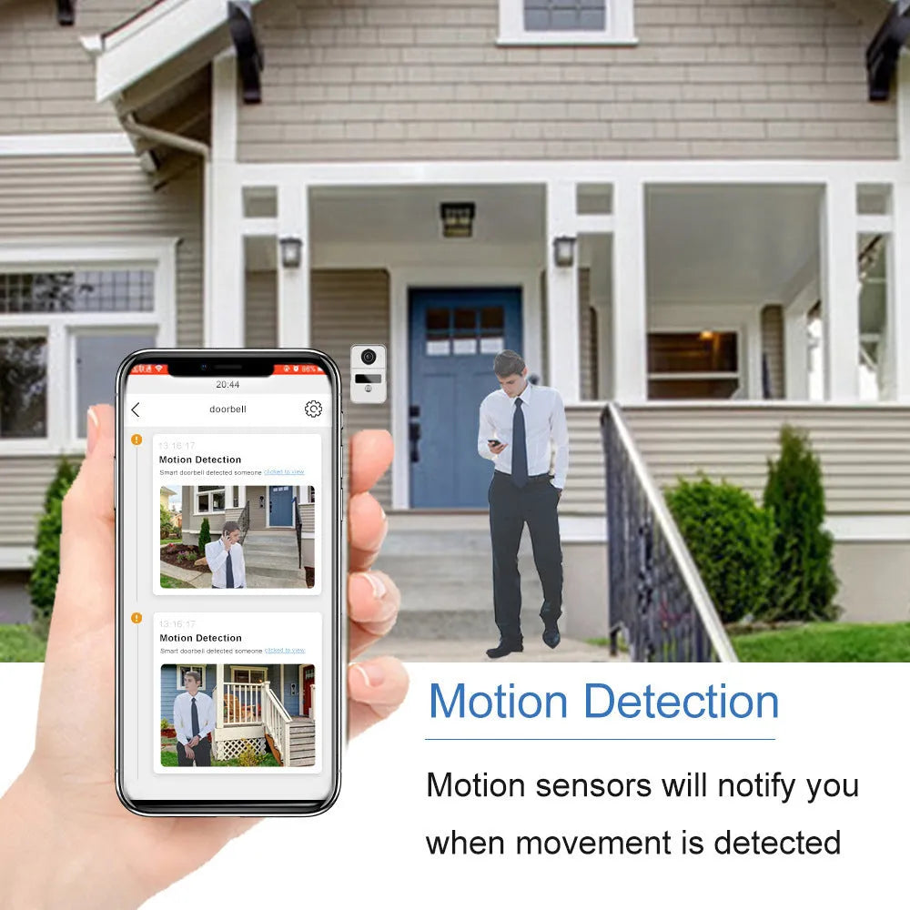 10-inch video intercom doorbell system with 1080P colour HD camera and Ethernet connectivity
