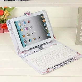Wireless Bluetooth keyboard case for mobile phones and tablets in multiple colour options
