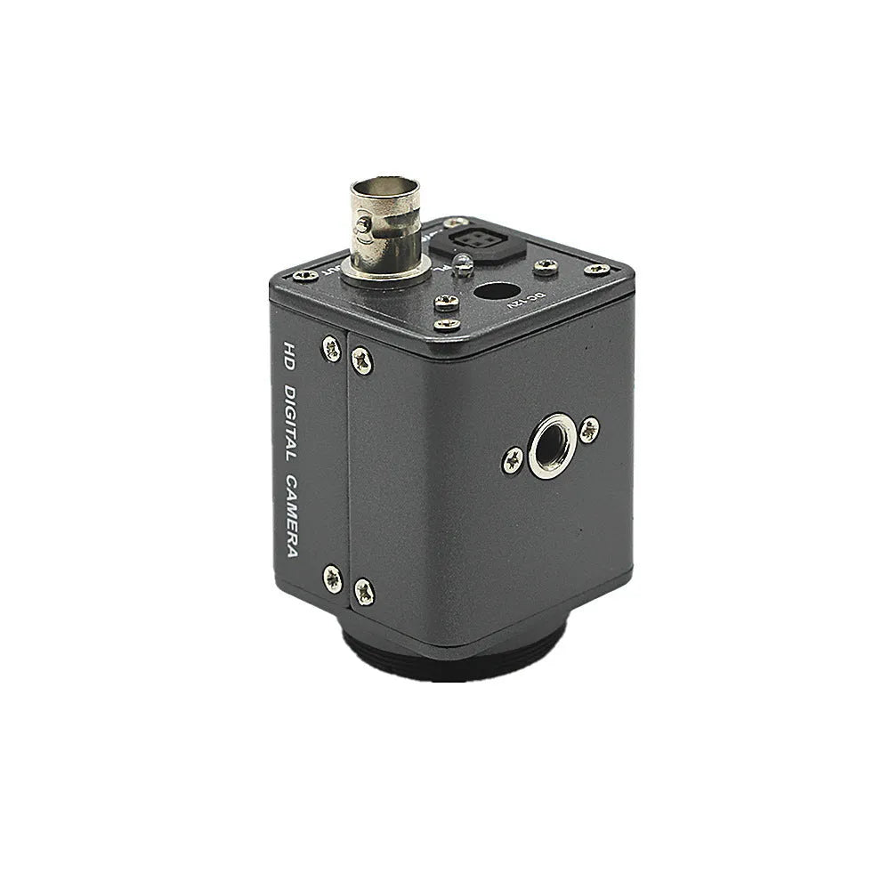 HC-109 industrial microscope camera with metal housing and 500,000 DPI resolution