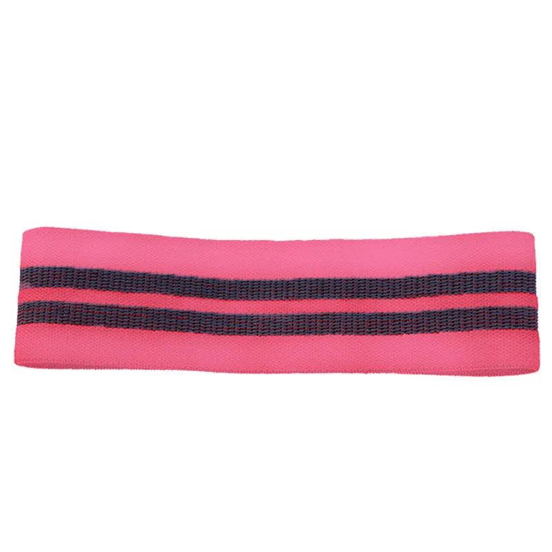 Fitness hip hips trainer in pink, measuring 310x80mm, on a white background