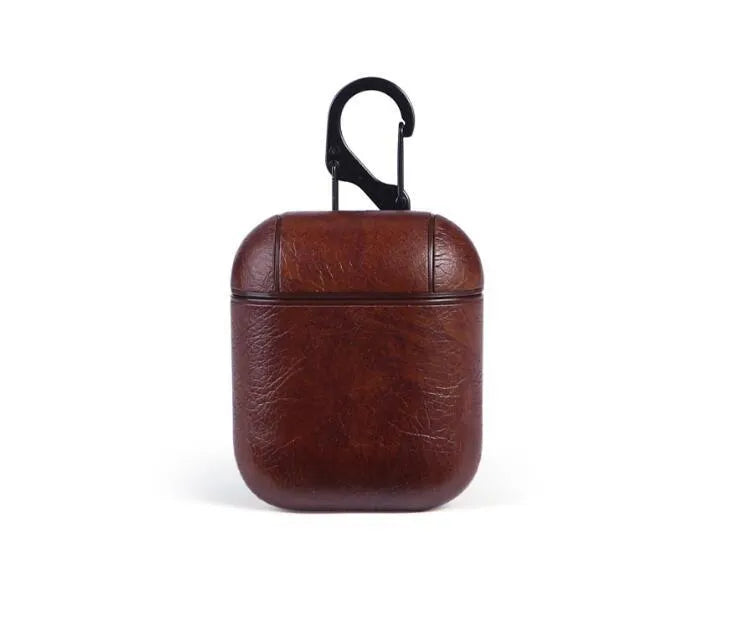 Leather charging case for Apple AirPods in four colour options