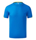 4S Shop men's solid colour quick-drying ice silk short-sleeve shirt laid flat.