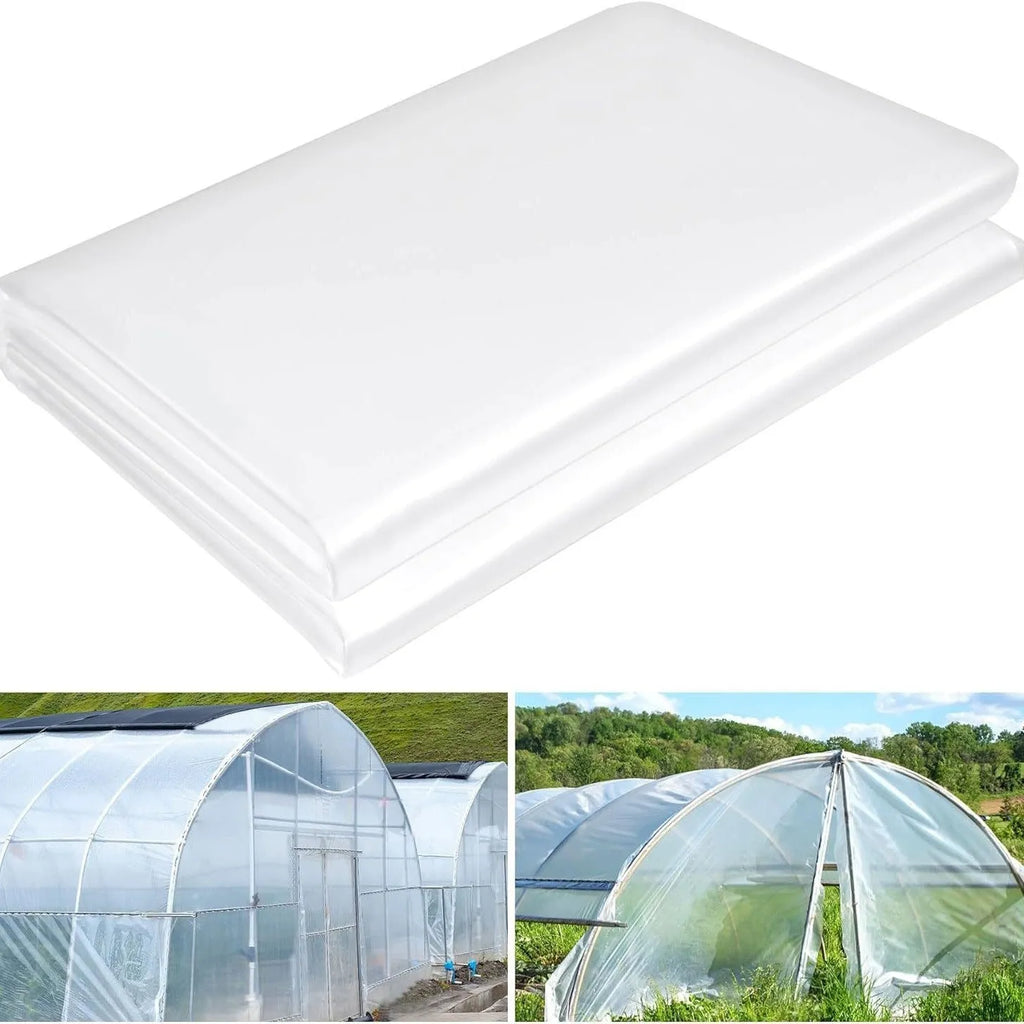 Roll of 4x8 metre plastic greenhouse cold film for vegetable shed insulation