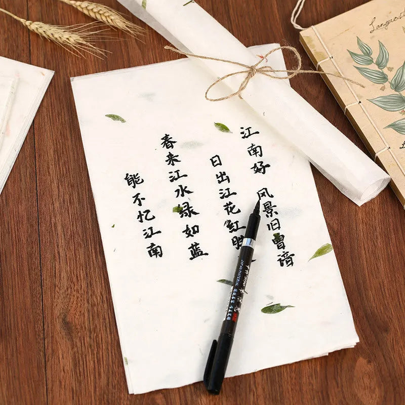 Traditional Chinese painting paper sheets in A4 size for brush calligraphy and ink wash art