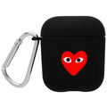PC plastic back cover for Apple AirPods earphone cases with decorative designs