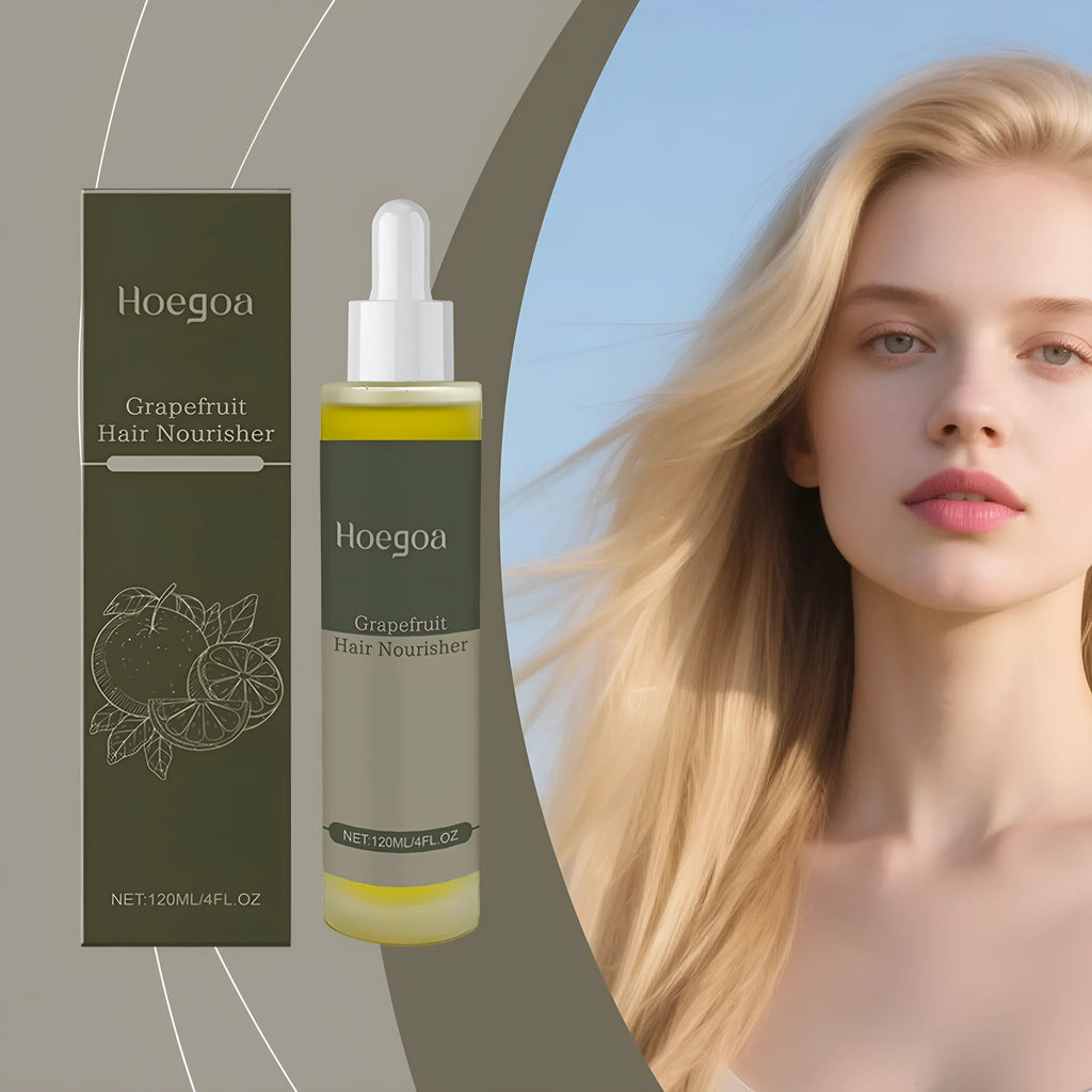 A 120ml bottle of grapefruit hair conditioner with botanical oils including ginger and rosemary.
