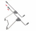 Grey adjustable mobile phone stand with aluminium alloy and engineering plastic construction