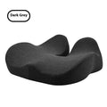 Memory foam office chair cushion in solid colour, 46x43x12cm dimensions