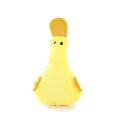 Plush duck pet toy with catnip and squeaker in blue colour