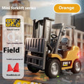 1:64 scale alloy Bluetooth remote control forklift toy with obstacle course accessories