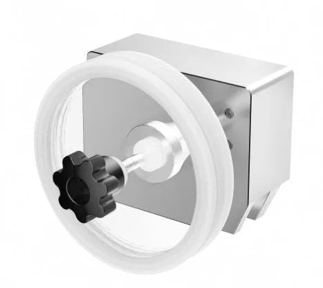 Compact ultrasonic cleaning machine with digital display for temperature and timer control.