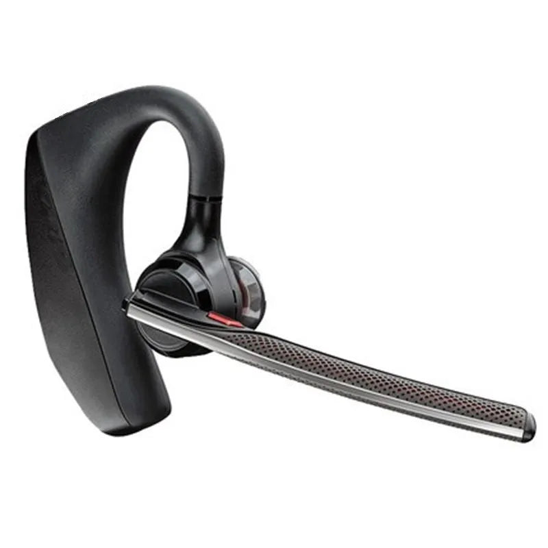 Black plastic wireless Bluetooth sports headphones with a visible battery display.