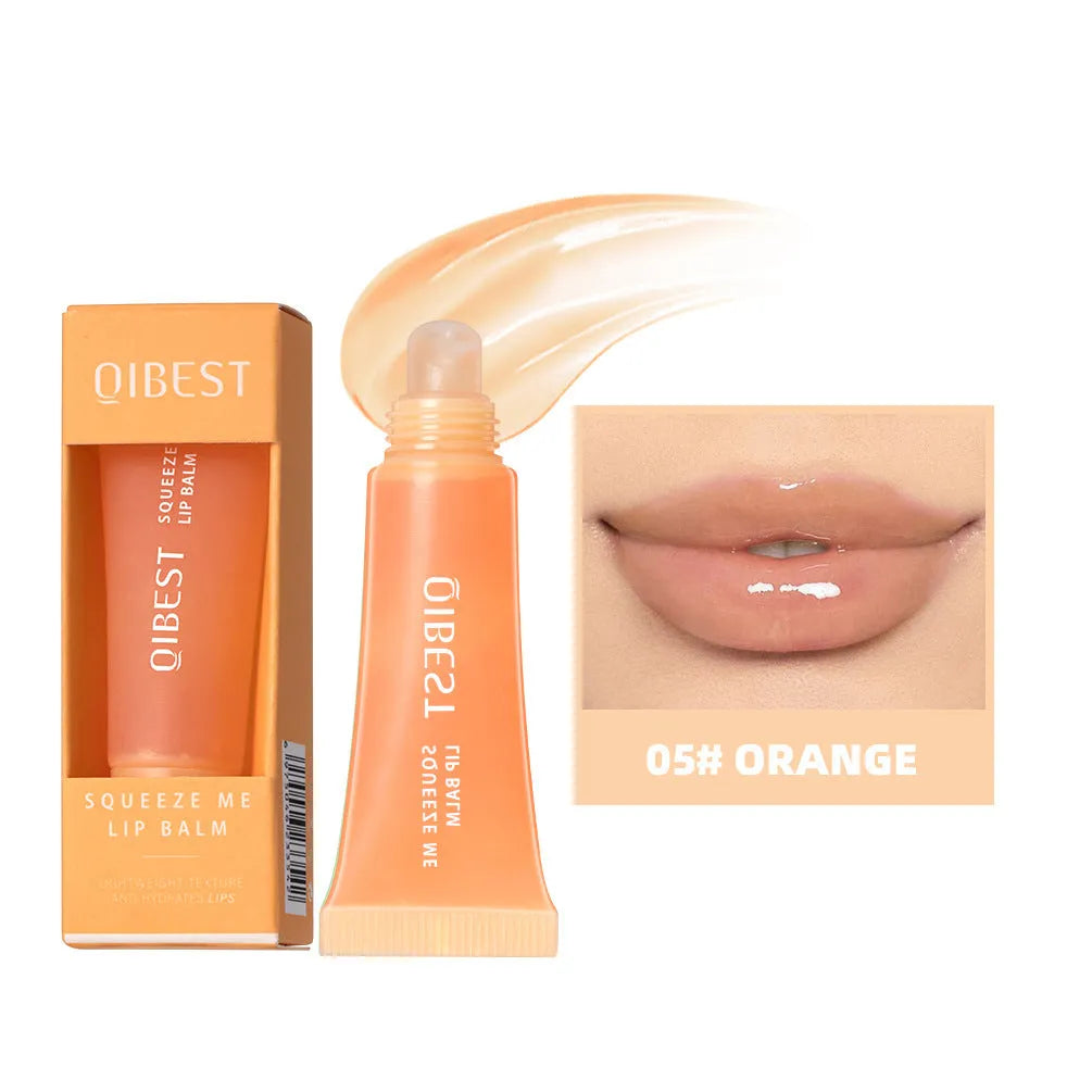 Water coagulation lip balm tube in standard specification with moisturising formula for chapped lips