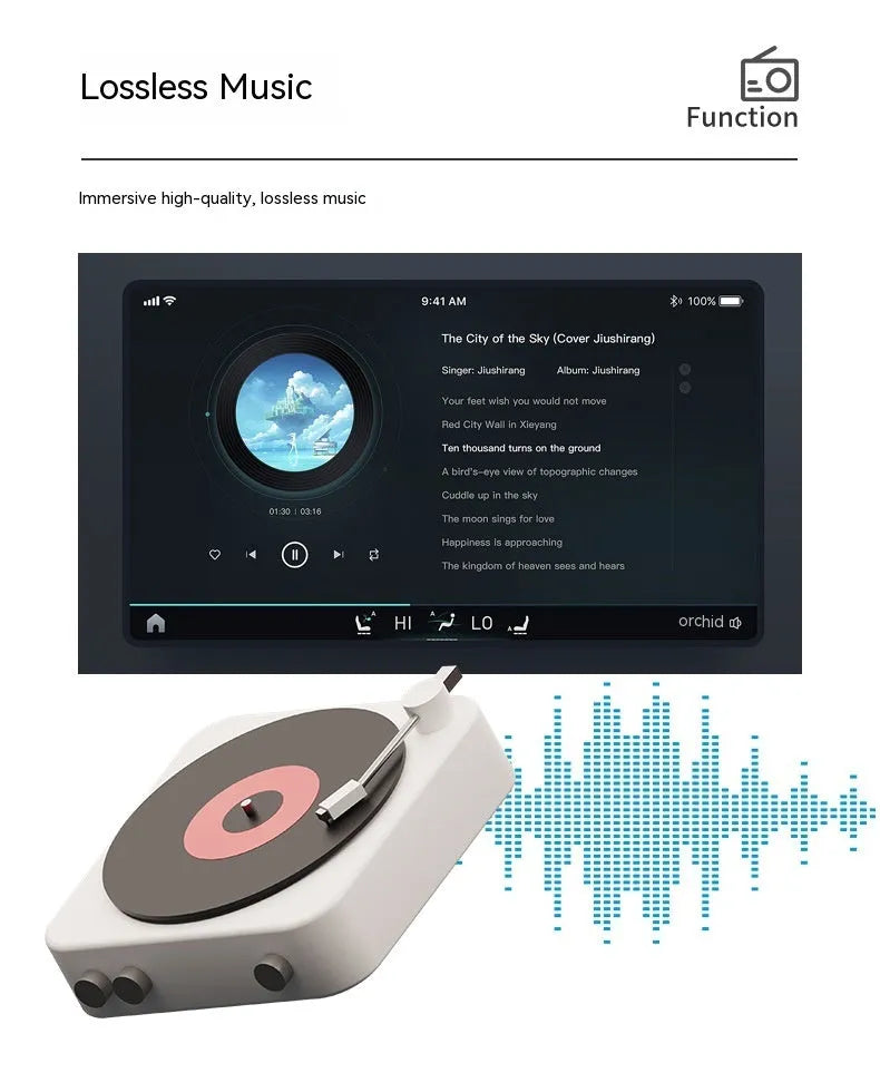 Black vehicle-mounted 7-inch MP5 player with LCD screen and included mounting accessories