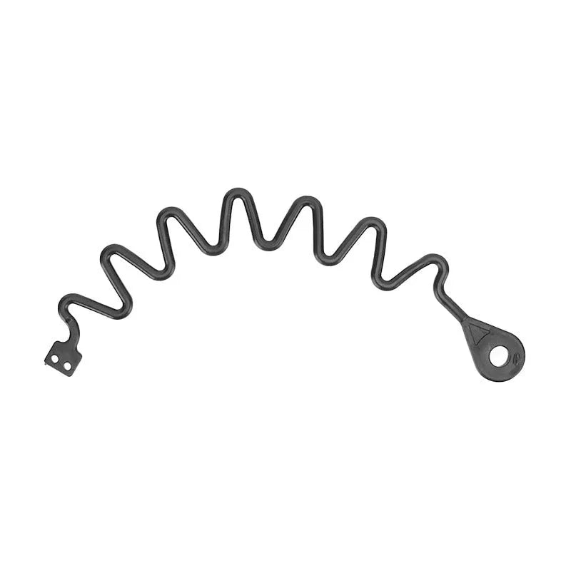 Black rubber fuel cap tether for Volvo vehicles in circle band and separate rope anti-lost styles