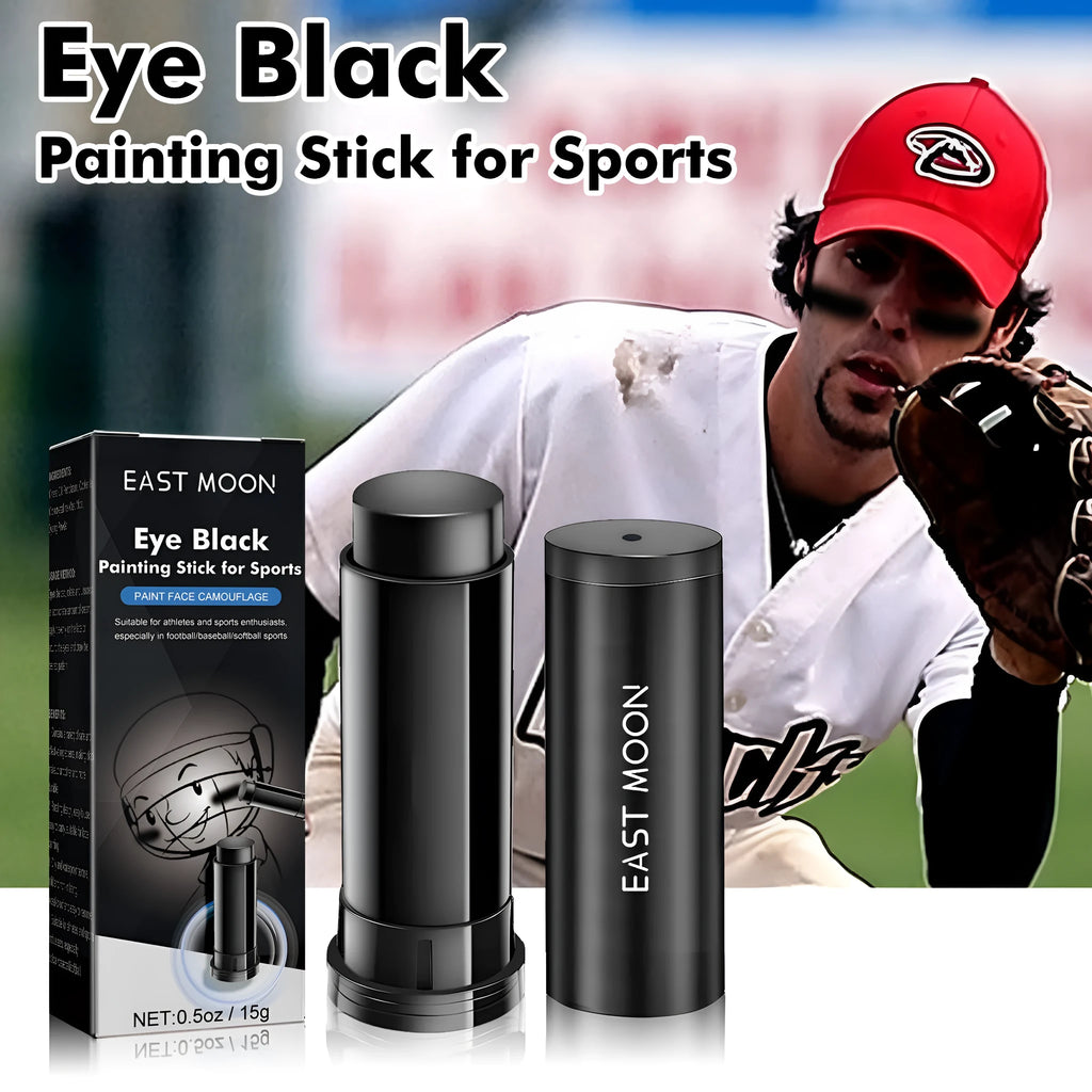 15g sports eye black paint stick in 8.6cm case for baseball and athletic use