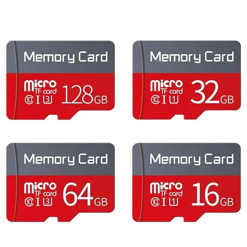 MicroSD memory card with SD adapter for recorder and monitoring device storage expansion