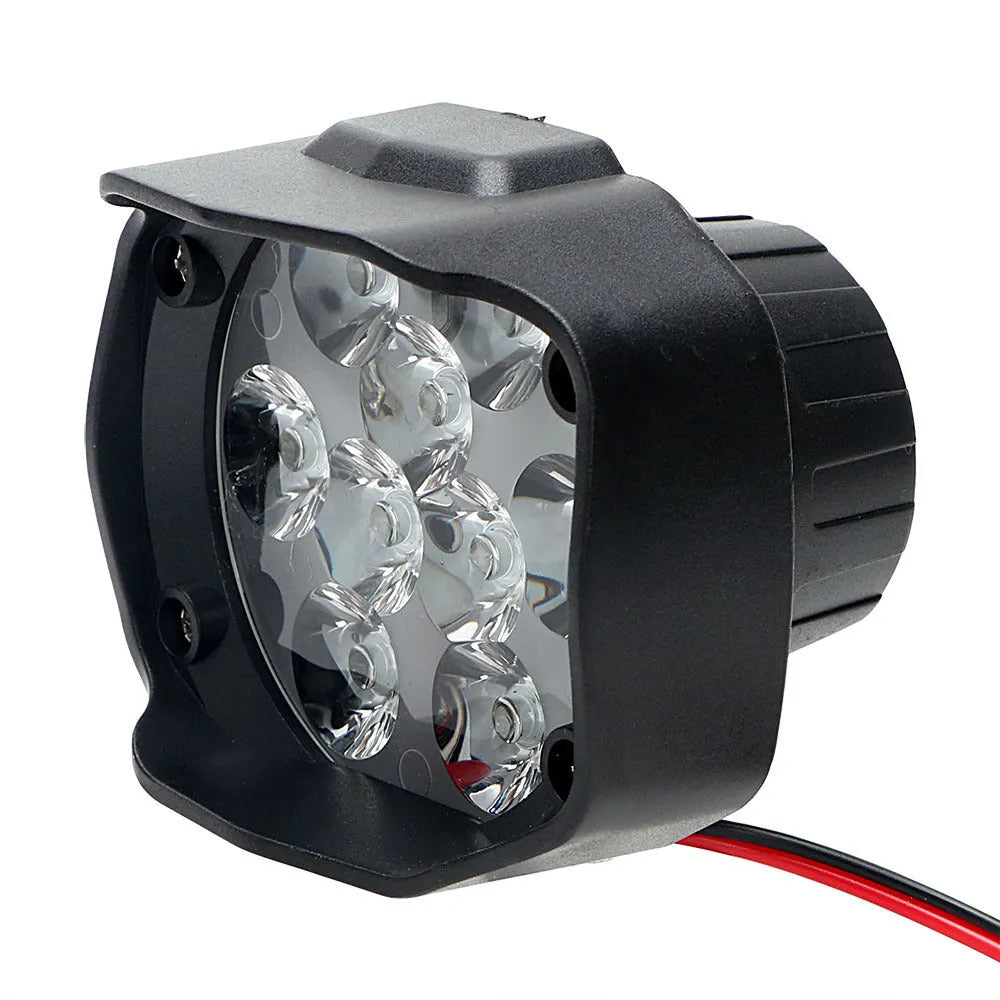 K2 motorcycle LED headlight external spotlight with 9 beads, 10V-85V wide voltage, SMD3030 light source