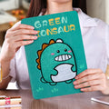 Cartoon design silicone iPad protective case with imitation leather finish for 10.2-inch and 9.7-inch models.