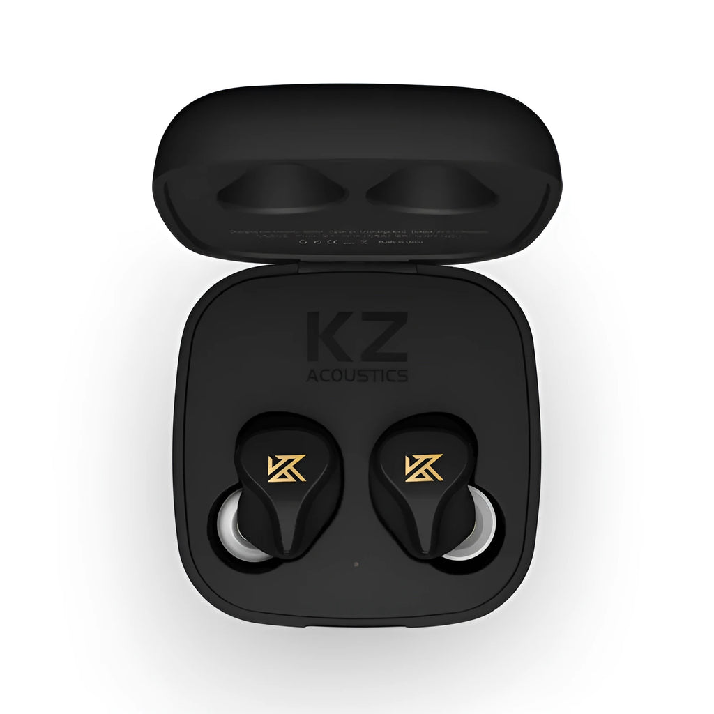 Z1 true wireless Bluetooth in-ear headphones in black and green colour options, showing the earbuds.