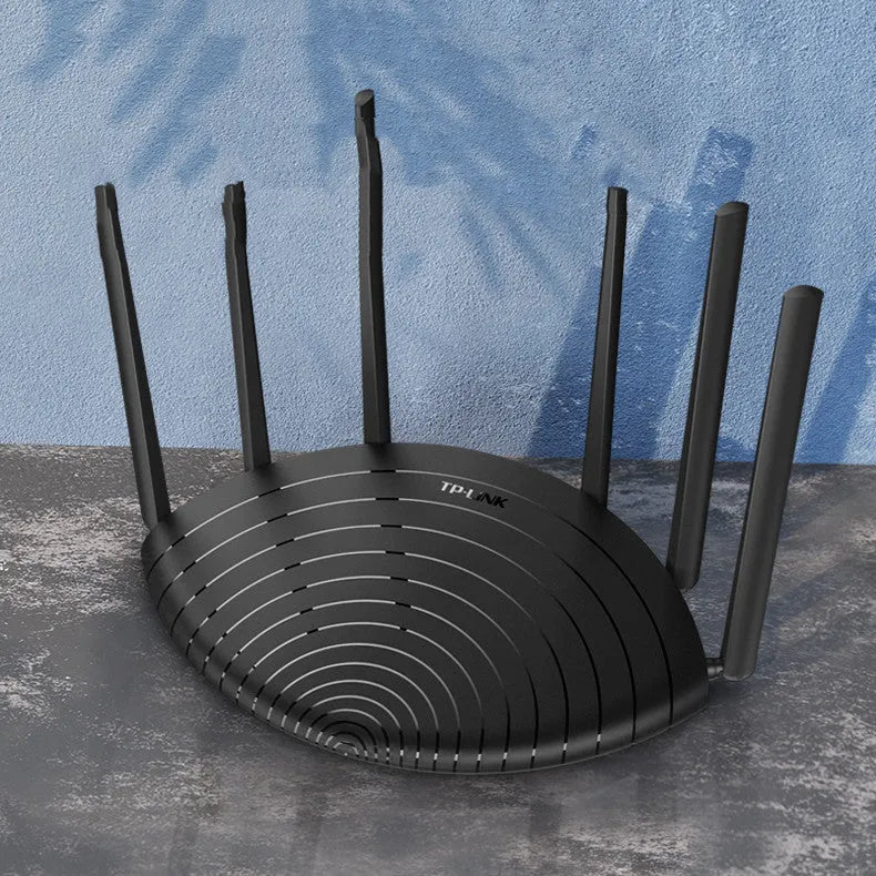 TL-WDR7661 Gigabit Edition AC1900 wireless home router with compact black design.