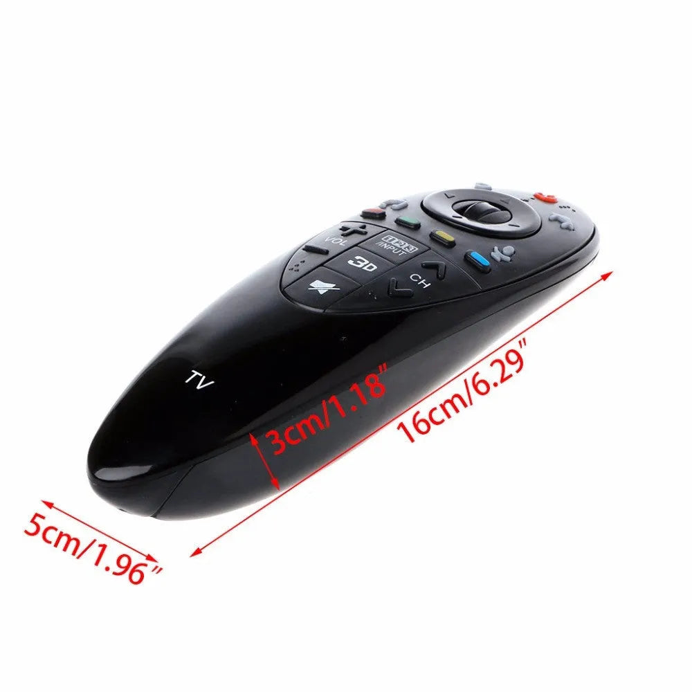 Black universal remote control replacement for LG AN-MR500G and AN-MR500 Smart TV models