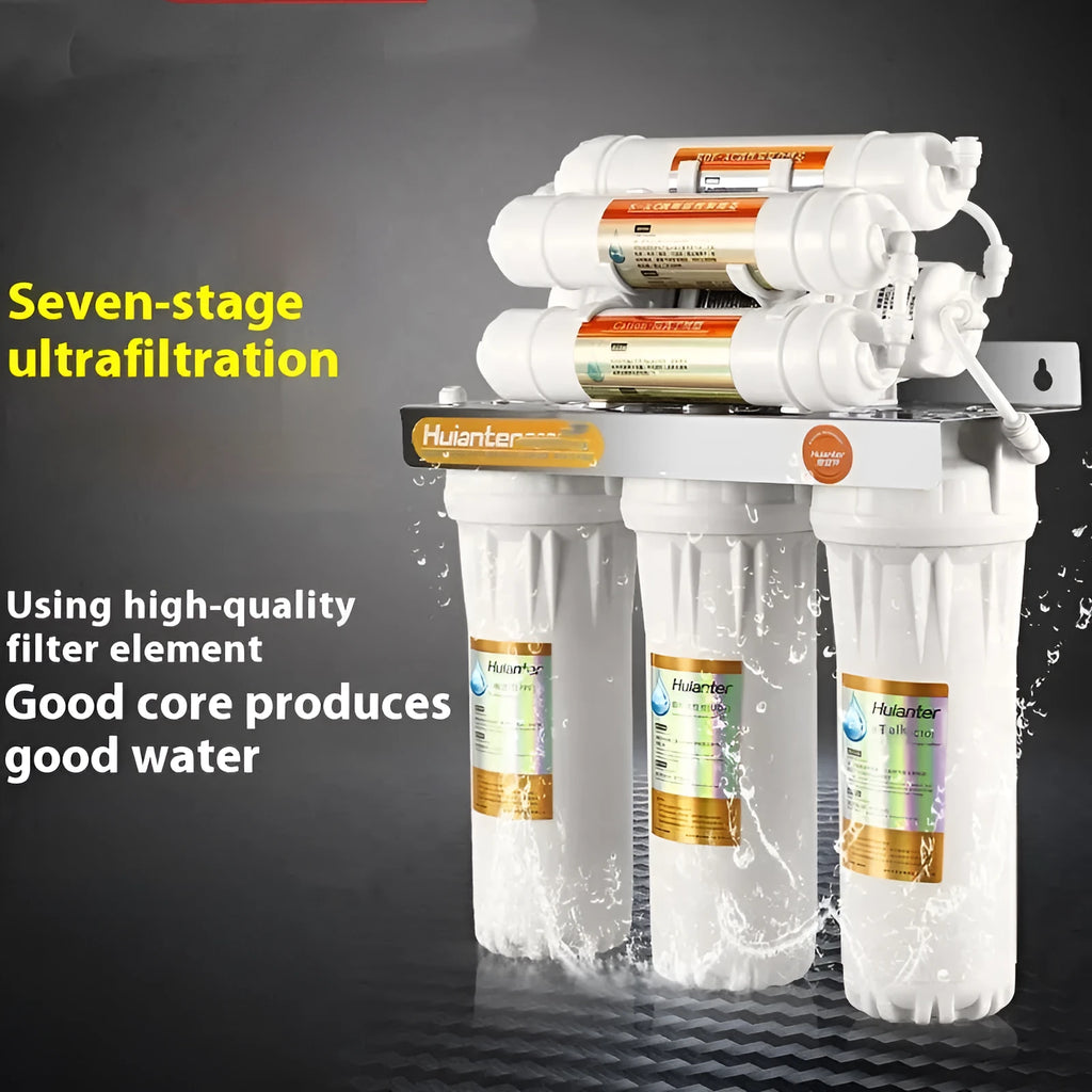 White plastic water purifier filter element cartridge for household drinking water systems