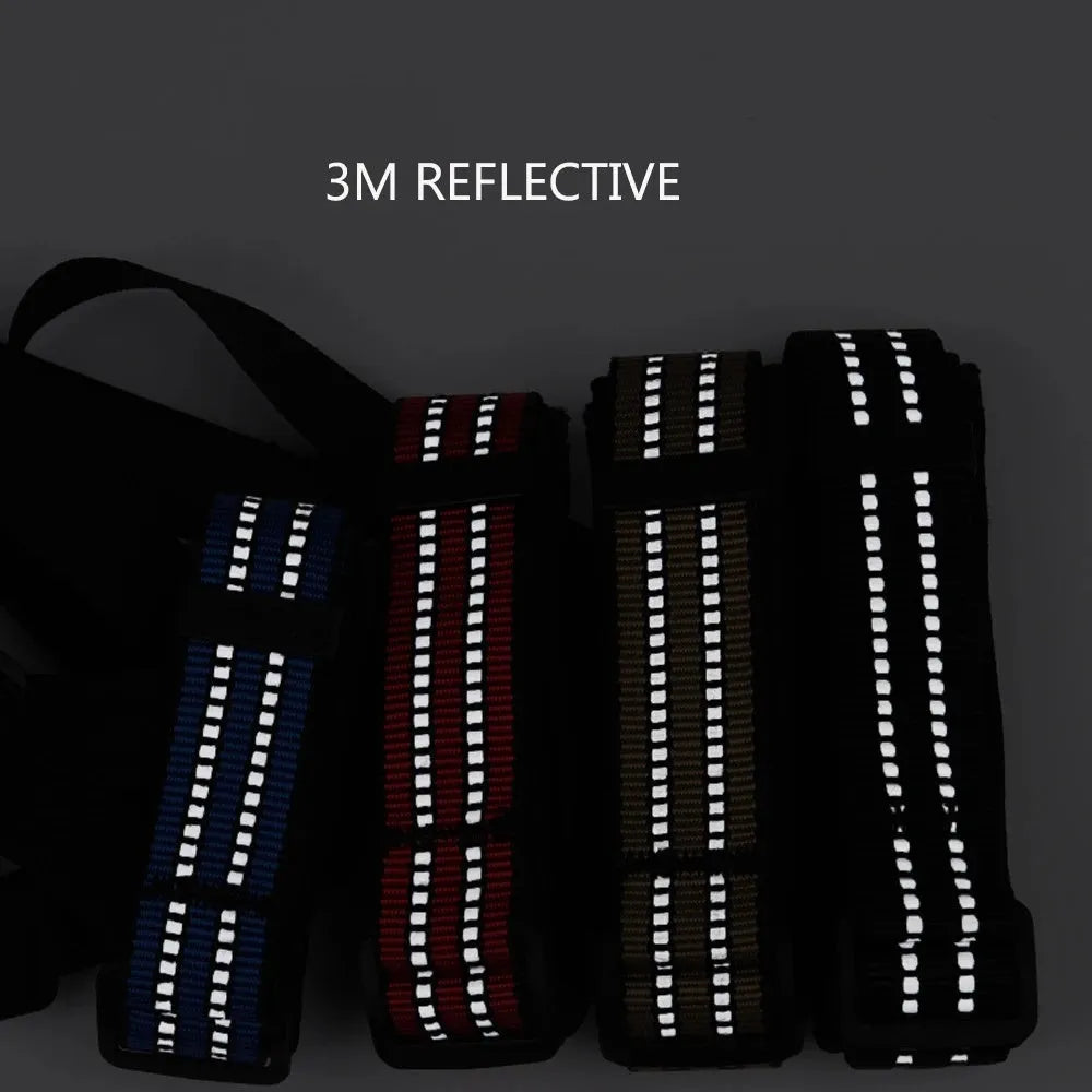 Adjustable anti-biting dog muzzle with reflective trim for medium and large breeds