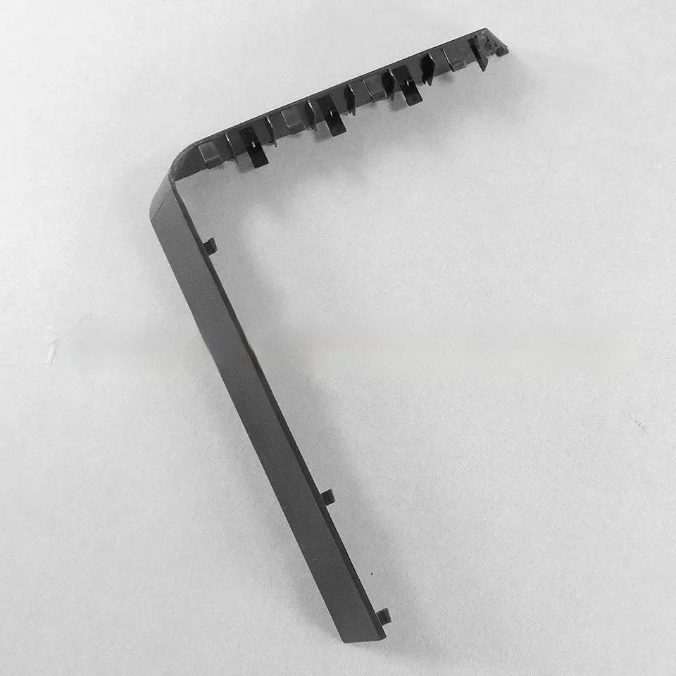 Black and white plastic hard drive cover for 3.5-inch drives in computer hosts