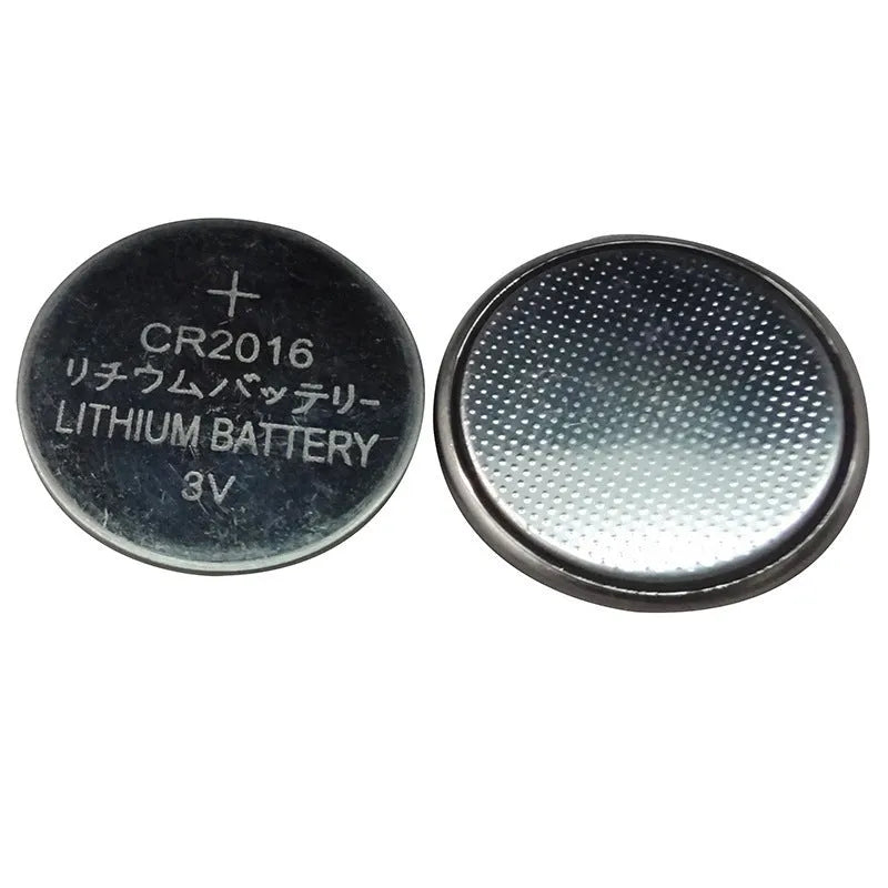 Pack of CR2032, CR2025 and CR2016 3V alkaline button cell batteries with 20mm diameter