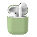 Silicone clamshell protection case for Apple AirPods 2 wireless earphones in multiple colour options.