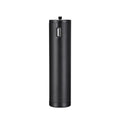 Black aluminium alloy handheld power bank with 6800mAh capacity shown from the side.