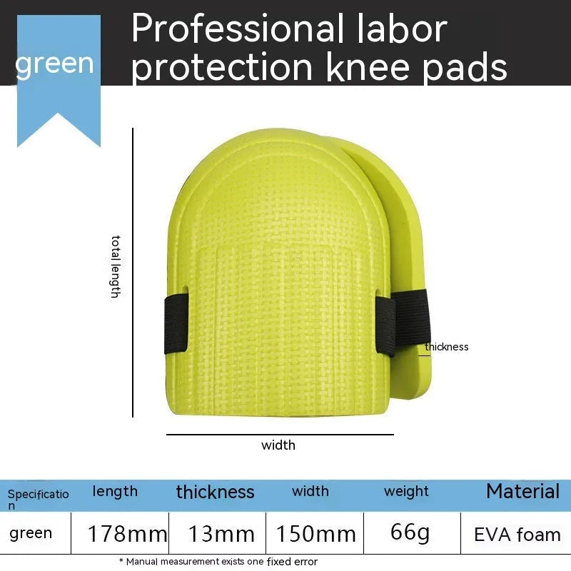 EVA foam kneecap pads in four colours for work kneeling protection