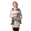 Children's cotton baby carrier sling in beige with adjustable waistband 72-134CM for ages 5-36 months