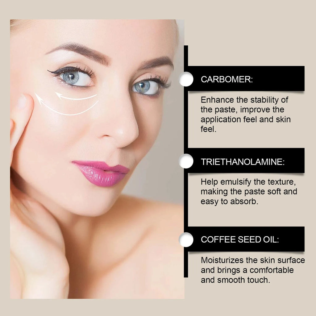 30g moisturising skin lightening facial mask with glycerin and coffee seed oil gel formula