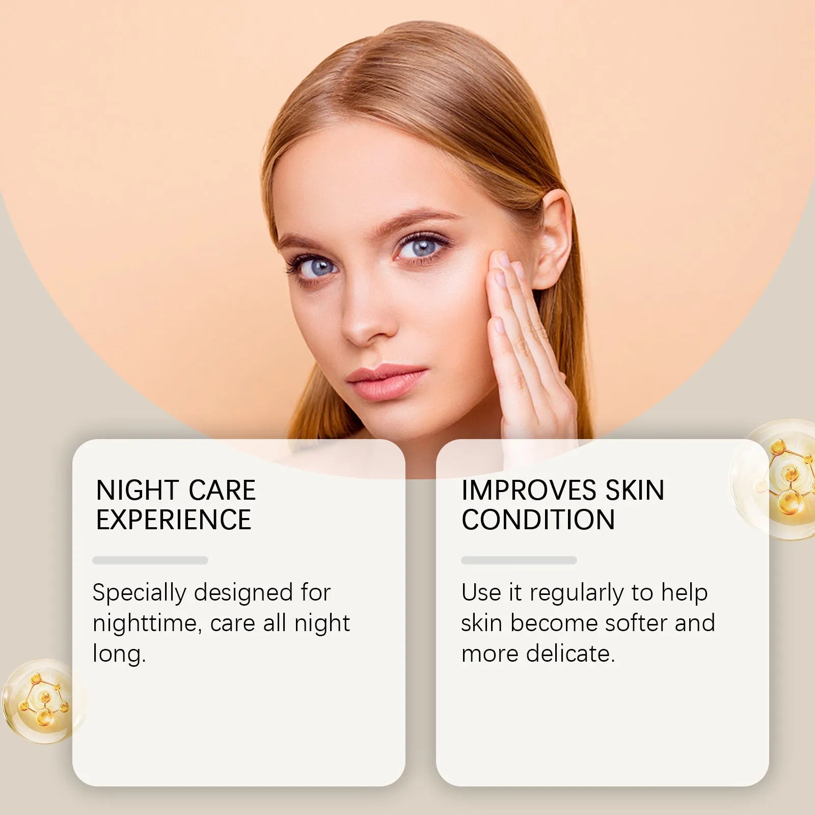 30g moisturising skin lightening facial mask with glycerin and coffee seed oil gel formula