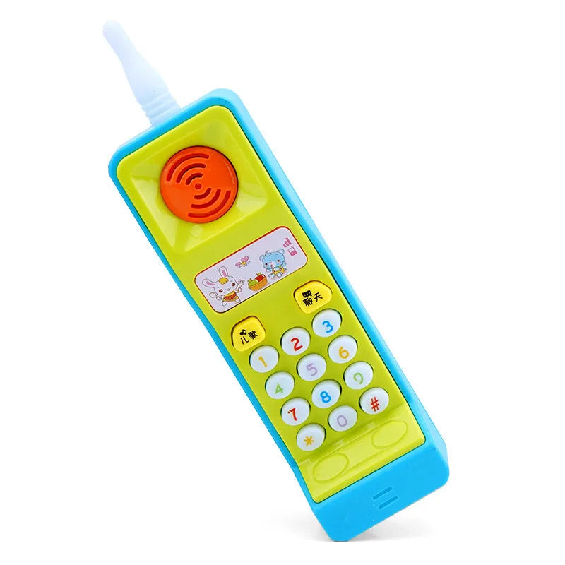 Children's educational cartoon animal toy with sound and light features for age 3
