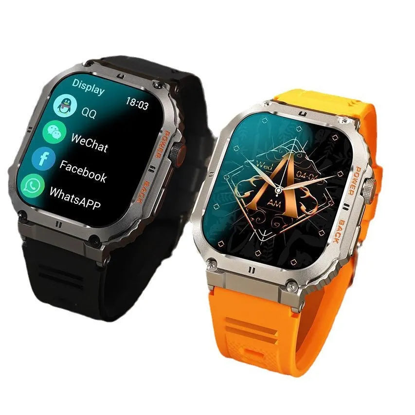 K57PRO Bluetooth smartwatch with call function and smart reminders, TFT screen, black colour