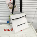 Street trend messenger bag in polyester with Oxford lining and crossbody strap