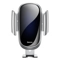 Universal smart car bracket for dashboard smartphone mounting in black, blue and silvery colour options