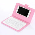 Wireless Bluetooth keyboard case for mobile phones and tablets in multiple colour options