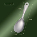 304 stainless steel meal spoon with simple solid colour design for adult household use