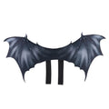 Black cloth bat wings Halloween costume for pets with three size options