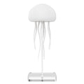 Jellyfish mood lamp with glowing adjustable tentacles and RGB colour-changing effects on a desk