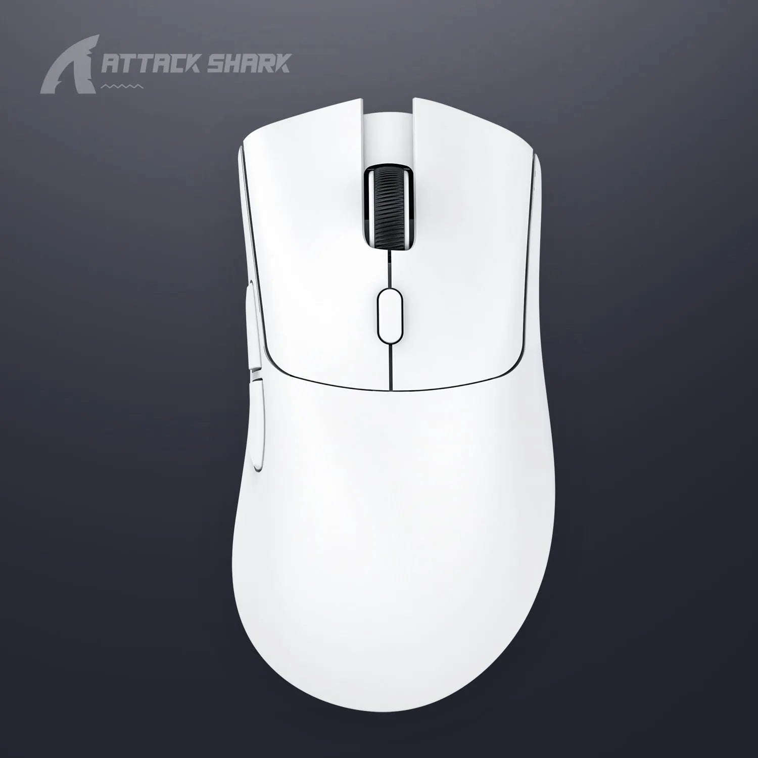 Attack Shark wireless Bluetooth mouse in black, white, and red colours