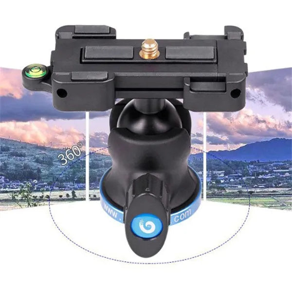 Black desktop tripod stand holding an iPhone X mobile phone.